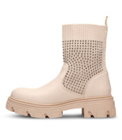 Botki damskie Sixth Sens JW133 Beżowe