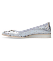 Półbuty damskie Deoni B563 Srebrne