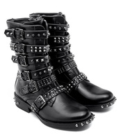 Botki damskie Foreverfolie C1121 Czarne