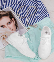 Buty sportowe damskie N/M BOK09 Białe