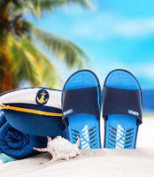 Klapki męskie basenowe Lano KL-4/6168-X3 Blue/Navy