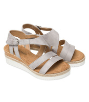 Sandałki damskie Super Mode 8674 Szare