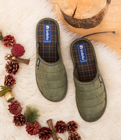 Kapcie męskie Inblu 91-27 Oliwkowe