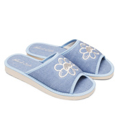 Kapcie damskie Natural Style NS-002 Niebieskie