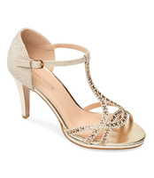 Sandałki damskie Laura Mode CQ01 Złote