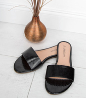 Klapki damskie Abloom SY746 Czarne