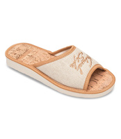 Kapcie damskie Natural Style NS-017 Brązowe