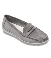 Mokasyny damskie Skotnicki P-3-0562 Szare