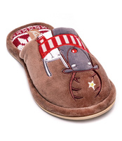 Kapcie damskie Natural Style NS-225 Brązowe