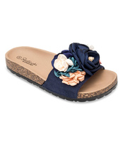 Klapki damskie Skotnicki KL-0525 Granatowe