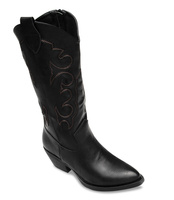 Kowbojki damskie Laura Mode Y-058 Czarne