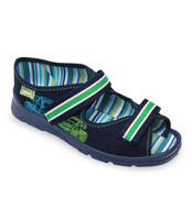 Sandałki dziecięce Befado 969Y073 Granatowe