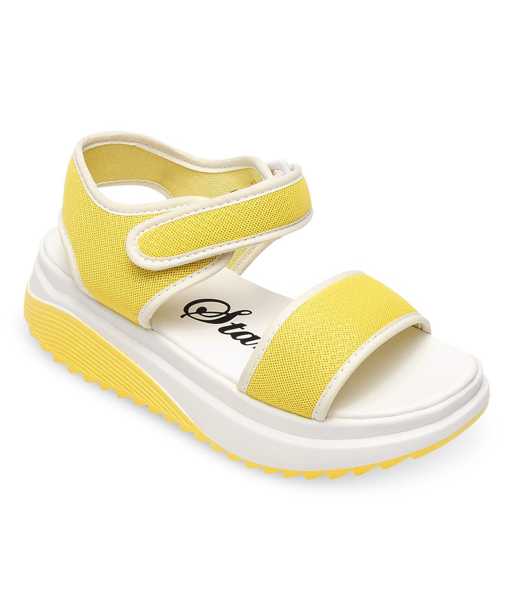 Sandałki damskie Bello Star B188 Żółte