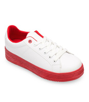 Buty sportowe damskie Abloom W-68 Biało-Czerwone