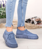 Buty sportowe damskie N/M 88-33 Niebieskie