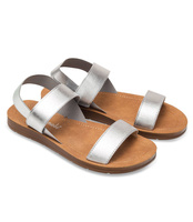 Sandałki damskie Super Mode 4609 Srebrne