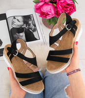 Sandałki damskie Super Mode 8674 Czarne