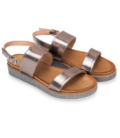 Sandały damskie Bestelle 100-888SA-1 Szare