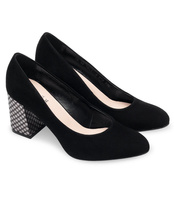 Czółenka damskie Laura Messi 1651 Czarne