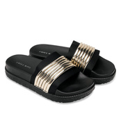 Klapki damskie Laura Mode WL035 Złote