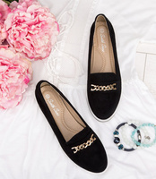 Mokasyny damskie Sixth Sens 888-161 Czarne