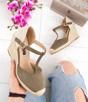 Sandałki damskie Bello Star G1509 Oliwkowe