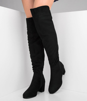 Kozaki damskie Foreverfolie H306 Czarne