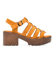 Sandałki damskie Bello Star 333-55 Żółte