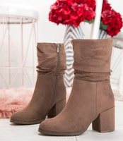 Botki damskie Super Mode 5497 Khaki