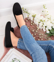 Mokasyny damskie Abloom 195-2 Czarne