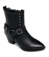 Wegańskie Kowbojki damskie Super Mode 1341 Czarne