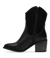 Kowbojki damskie Super Mode 5689 PU Czarne