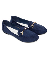 Mokasyny damskie Skotnicki P-3-0563 Granatowe