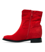 Botki damskie Ideal Shoes G-7605 Czerwone