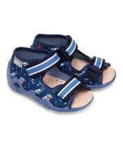 Sandałki dziecięce Befado 350P028 Granatowe