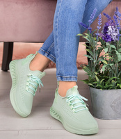 Buty sportowe damskie N/M 88-55 Zielone