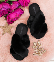 Kapcie damskie Inblu 68-6D Czarne