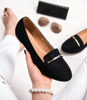 Mokasyny damskie Abloom 9988-121 Czarne