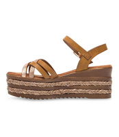 Sandałki damskie Sixth Sens DD7 Brązowe