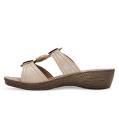 Klapki damskie Inblu GL-15 Piaskowe