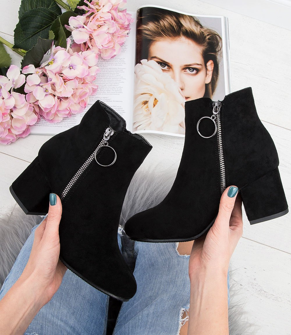 Botki damskie Bestelle 2208-99 Czarne