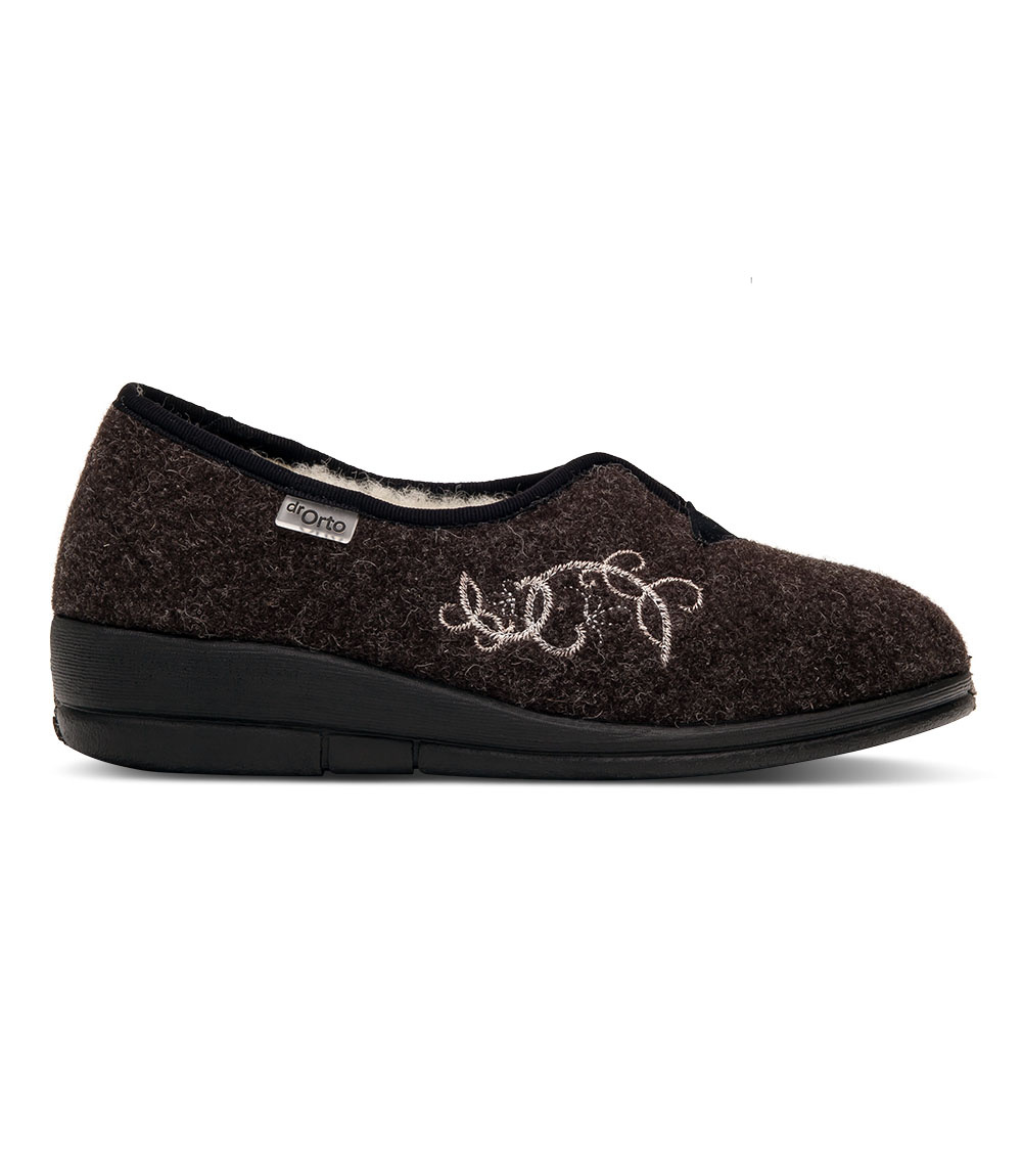 Kapcie damskie Dr Orto 940D356 Brązowe