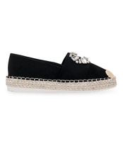 Espadryle damskie Bestelle Y931-9 Czarne