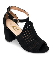 Sandałki damskie Laura Mode TS-2 Czarne