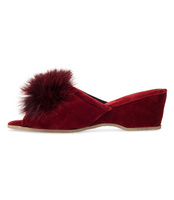 Kapcie damskie Natural Style NS-031 Bordowe