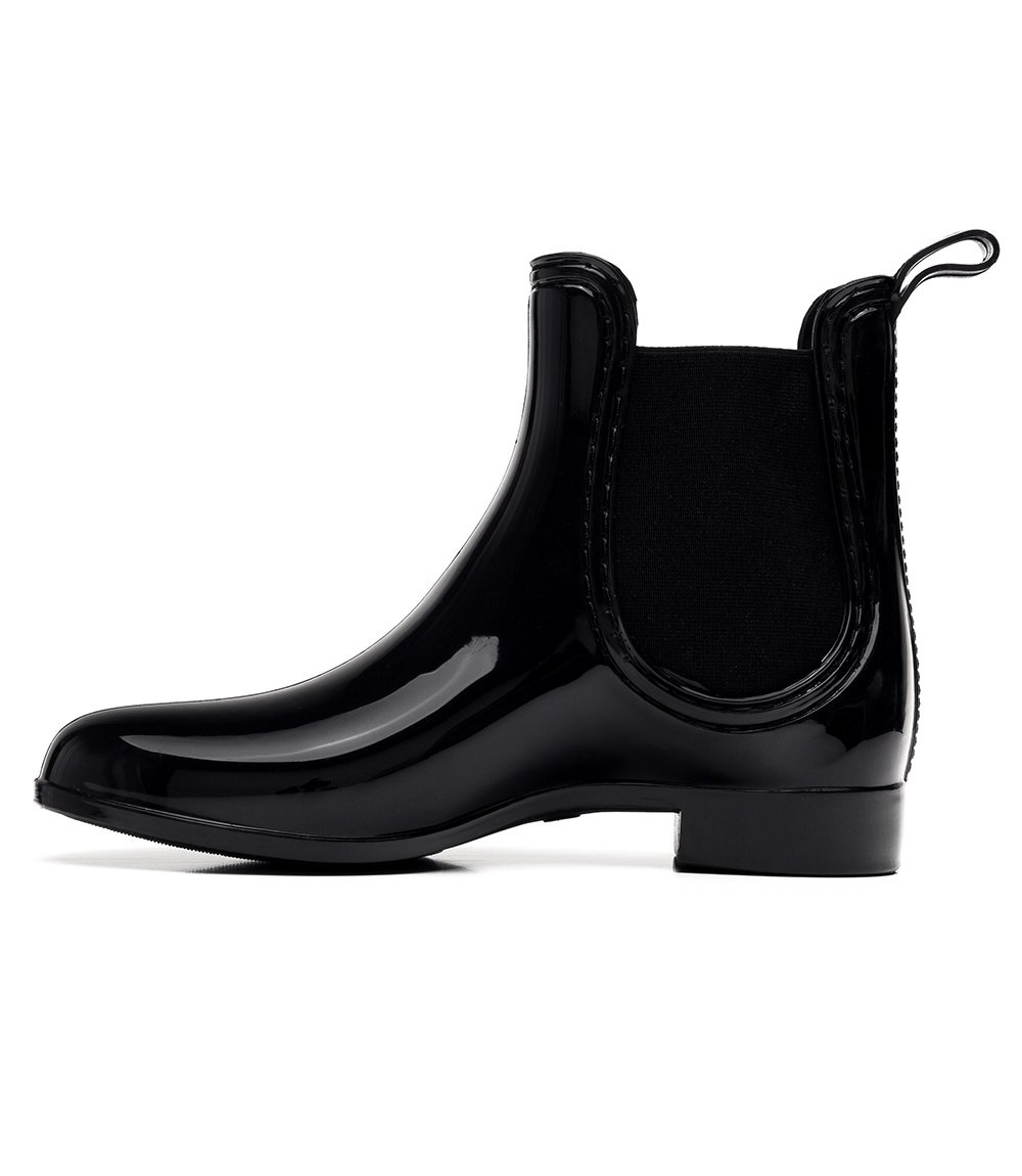 Kalosze damskie Ideal Shoes T-8448 Czarne