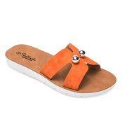 Klapki damskie Skotnicki KL-0528 Pomarańczowe