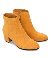 Botki damskie Danic L7196A Żółte