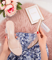 Klapki damskie Laura Mode QL-202 Beżowe