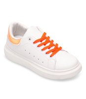 Buty sportowe damskie N/M A5 Biało-Pomarańczowe